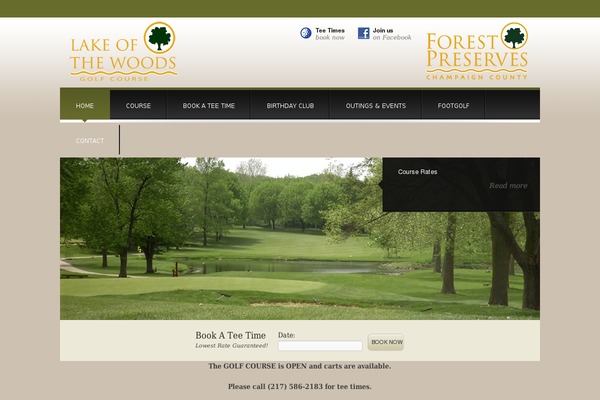 golfthelake.com site used Fore