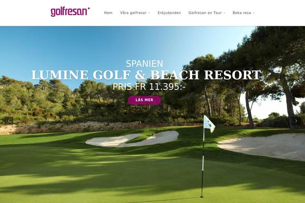 golftours.se site used Golfresan2016