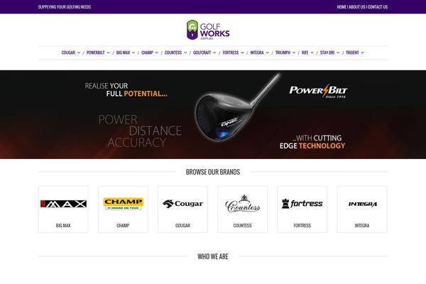 golfworks.com.au site used Golfworks