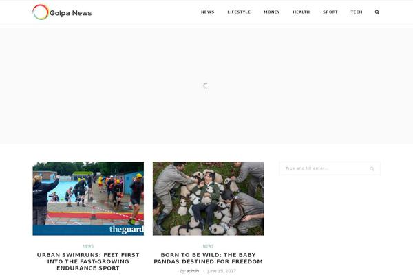 WordPress website example screenshot