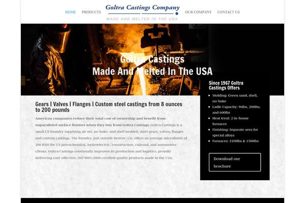 Divi theme site design template sample