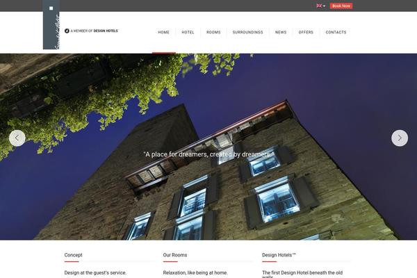 Soho Hotel theme site design template sample