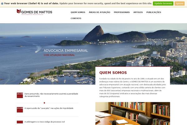 gomesdemattos.com.br site used Gmt