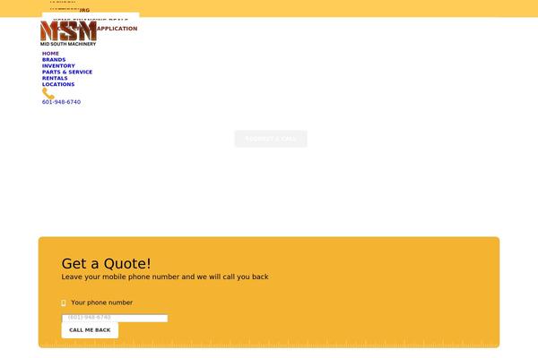 WordPress website example screenshot