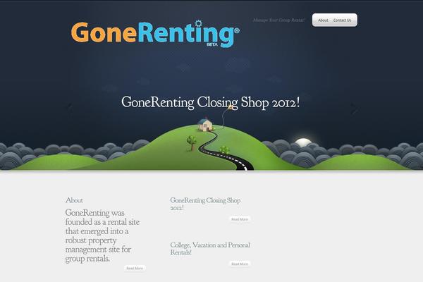 gonerenting.com site used Webly