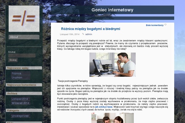goniec.info.pl site used OnTheSide