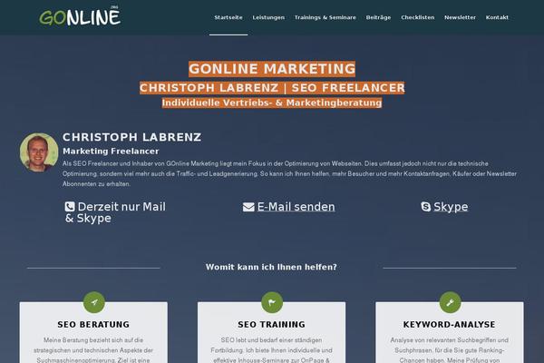 Enfold theme site design template sample