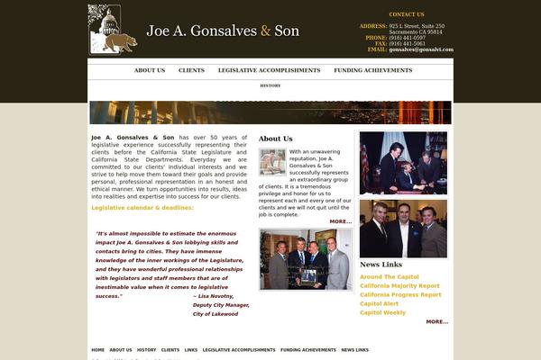 gonsalvi.com site used Gonsalvi