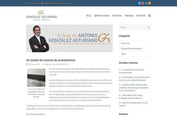 WordPress website example screenshot