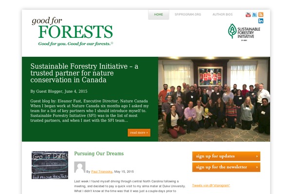 goodforforests.com site used Gff2013