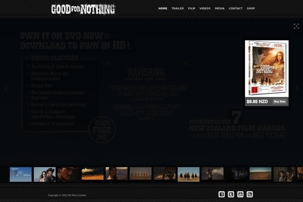 goodfornothingmovie.com site used Mgu