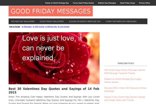 WordPress website example screenshot