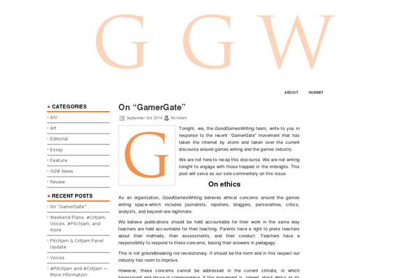 goodgameswriting.com site used Innox