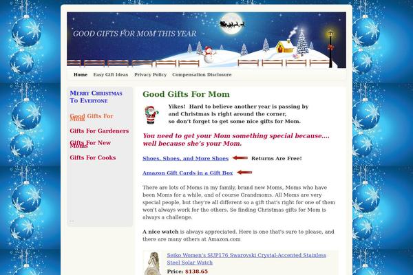 goodgiftsformom.net site used Weaver