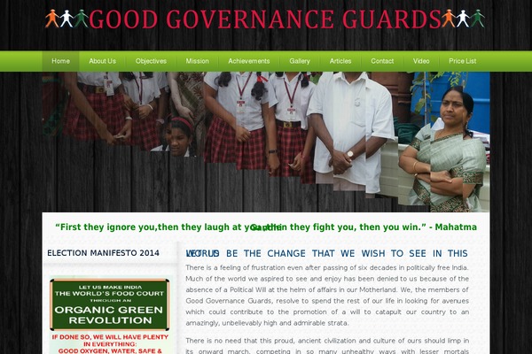 goodgovernanceguards.com site used The-cause