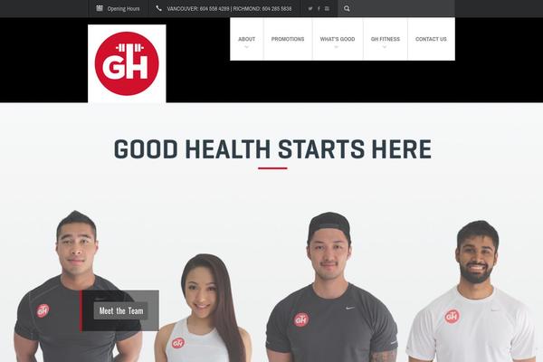 goodhealthnutrition.ca site used Fit Wp