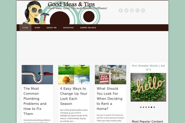 Pinboard theme site design template sample