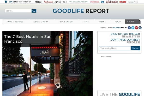 goodlifereport.com site used Bootstrap-master