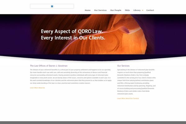 goodman-qdro.com site used Ellipsis