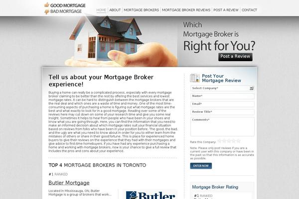goodmortgagebadmortgage.com site used Butlermortgagereviews