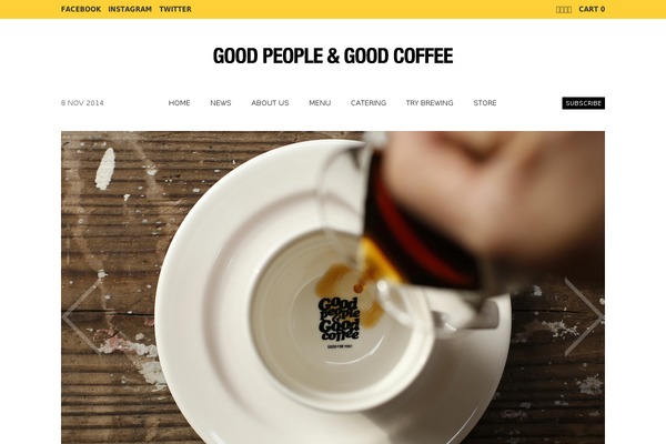 goodpeopleandgoodcoffee.com site used Welcart_calm_colors2