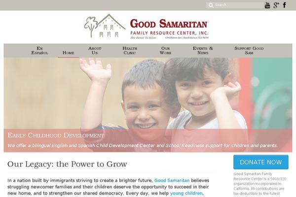 Virtue theme site design template sample