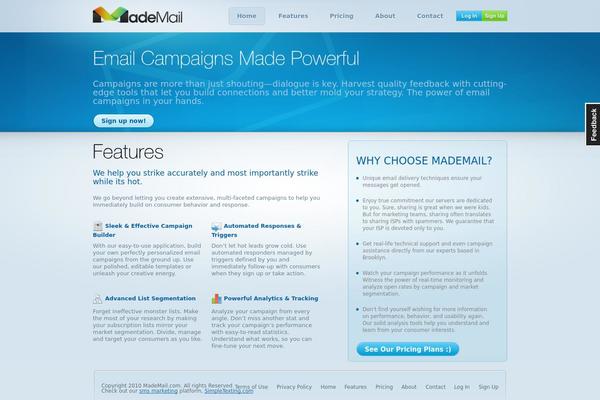 goodsmtp.com site used Mademail