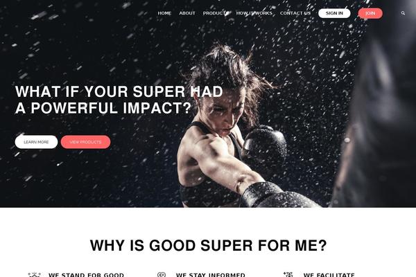 goodsuper.com.au site used Goodsuper