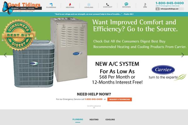 WordPress website example screenshot