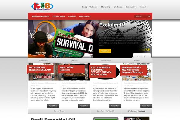 TheSource theme site design template sample