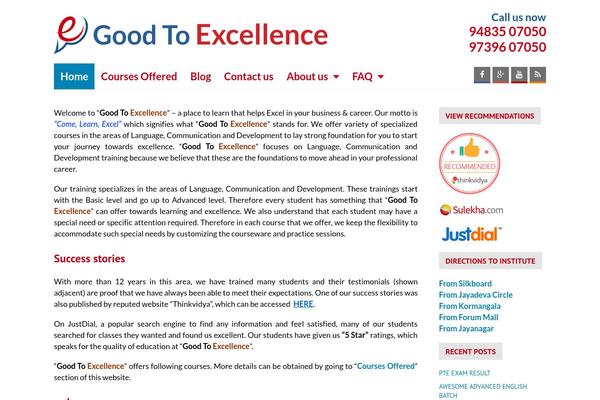goodtoexcellence.com site used Boldr-pro