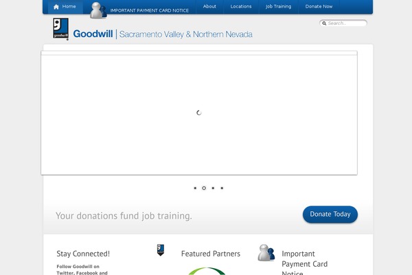 Goodwill theme site design template sample