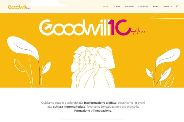 Goodwill theme site design template sample