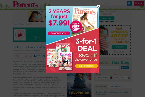 goodyblog.com site used Parents2012