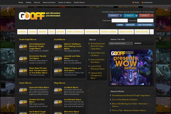 gooff.com site used Gooff