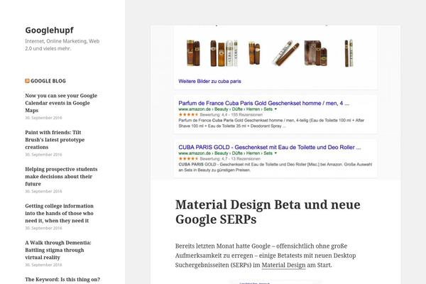 WordPress website example screenshot