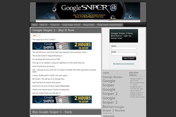 googlesniper2.com site used FlexSqueeze 1.4.0