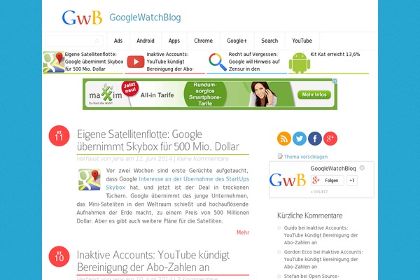 googlewatchblog.de site used Gwb_material