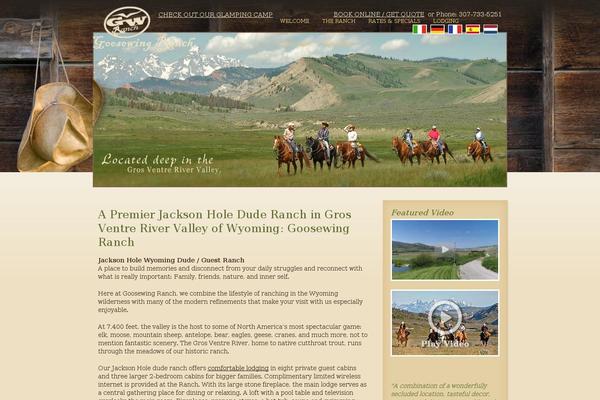 goosewingranch.com site used Goosewing-ranch