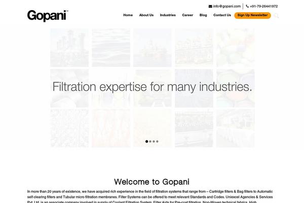 gopani.com site used Gopani