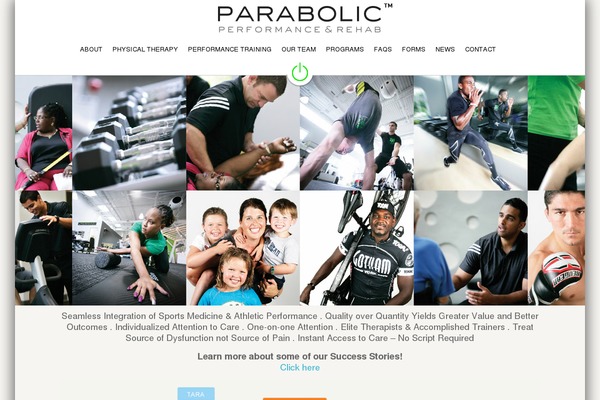 goparabolic.com site used Parabolic