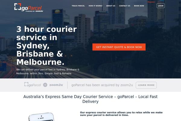 goparcel.com.au site used Goparcel