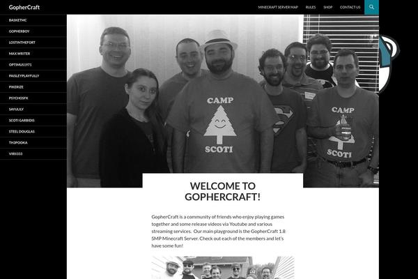 Twenty Fourteen theme site design template sample