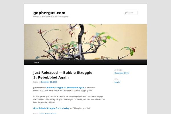 WordPress website example screenshot