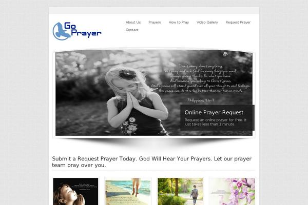 Site using Prayers plugin