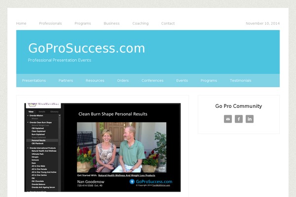 Lifestyle Pro theme site design template sample