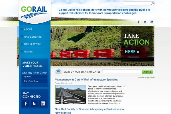 gorail.org site used Gorail