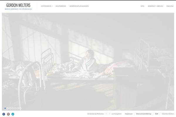 Fluxus theme site design template sample