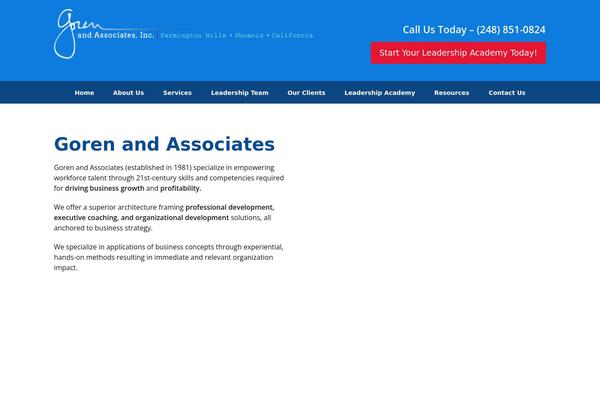 WordPress website example screenshot