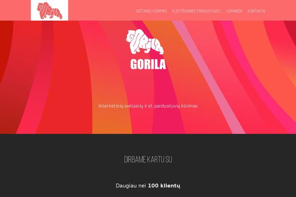 gorila.lt site used Gorila